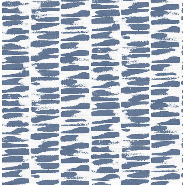 Myrtle, Indigo Wallcoverings | Malibu Wallcovering