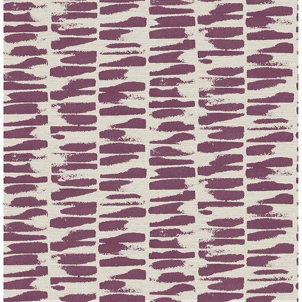 Myrtle - Purple Residential Wallcovering | Jeffrey Stevens