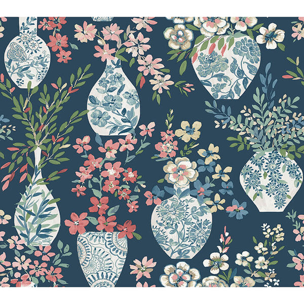 Harper, Teal Wallcoverings | Malibu Wallcovering