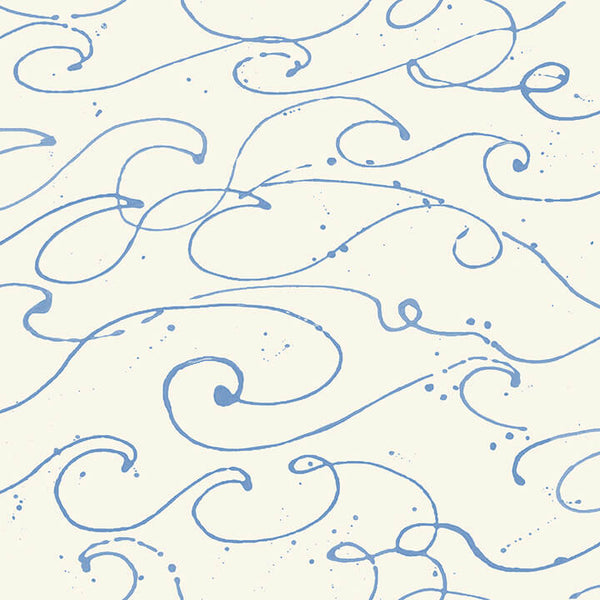 Kuroshio, Light Blue Wallcoverings | Malibu Wallcovering