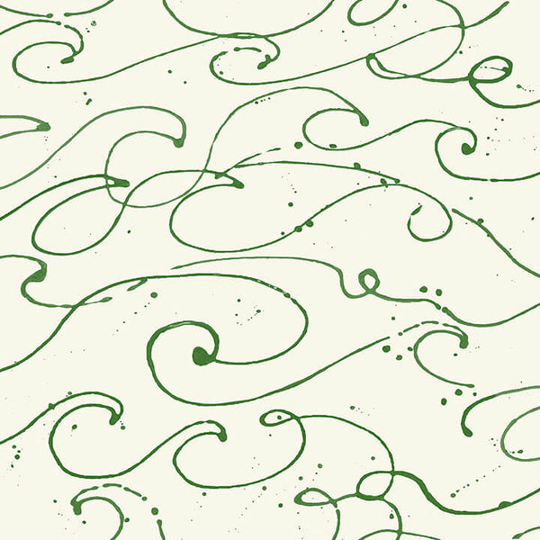 Kuroshio, Green Wallcoverings | Malibu Wallcovering
