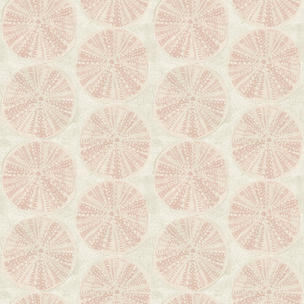 Sea Biscuit, Peach Wallcoverings | Malibu Wallcovering