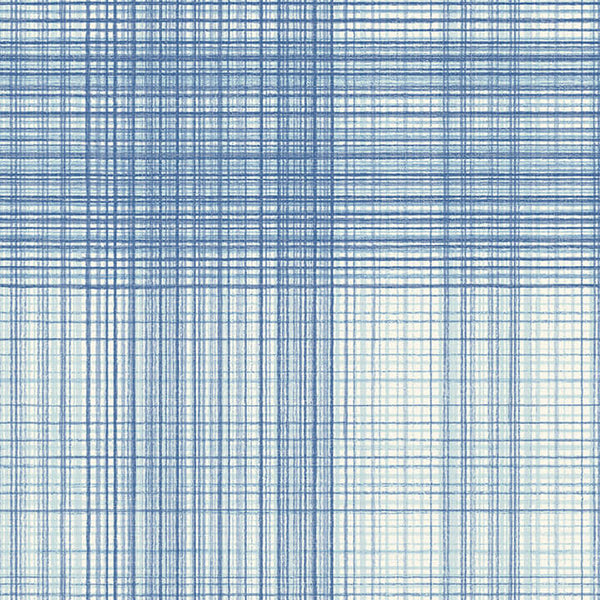 Madras, Blue Wallcoverings | Malibu Wallcovering