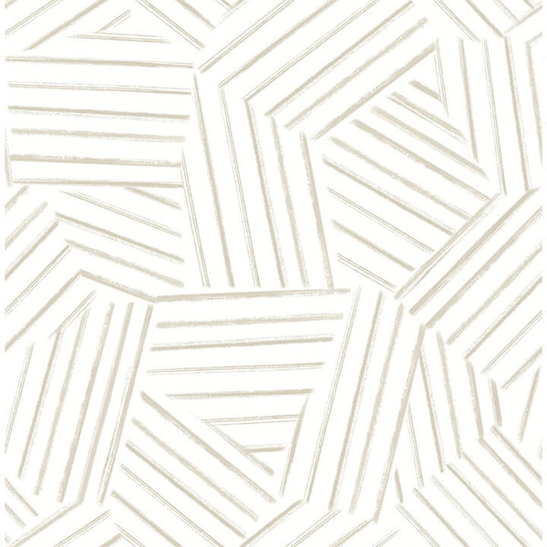 Helene - Taupe Residential Wallcovering | Jeffrey Stevens