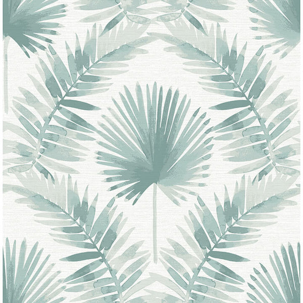 Calla - Teal Residential Wallcovering | Jeffrey Stevens