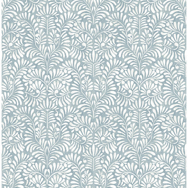 Elma, Sky Blue Wallcoverings | Malibu Wallcovering