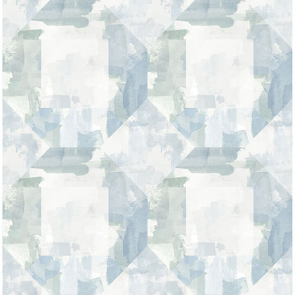 Perrin - Blue Residential Wallcovering | Jeffrey Stevens