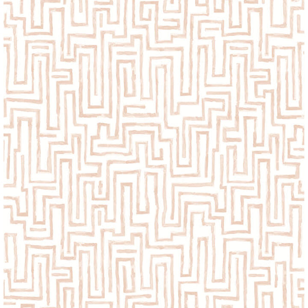 Ramble, Blush Wallcoverings | Malibu Wallcovering