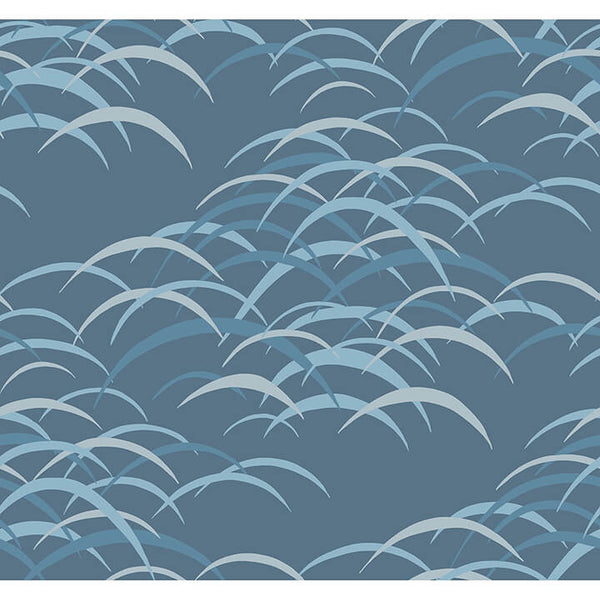 Kasia, Dark Blue Wallcoverings | Malibu Wallcovering