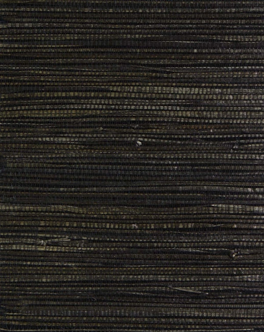 Specialty Grasscloths & Veneers Malia Grass and Natural Fibers Gray Harbor Wallcoverings