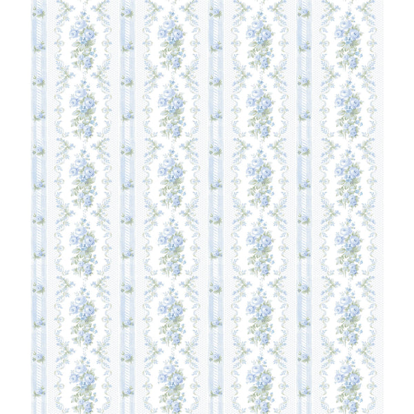 Dreamy Days, Sweet Blue Wallcoverings | Malibu Wallcovering