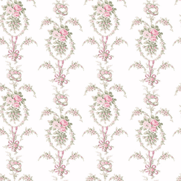 Rose Cheeks, Party Pink Wallcoverings | Malibu Wallcovering