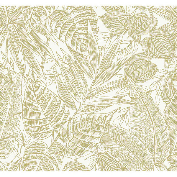 Brentwood - Yellow Residential Wallcovering | Jeffrey Stevens