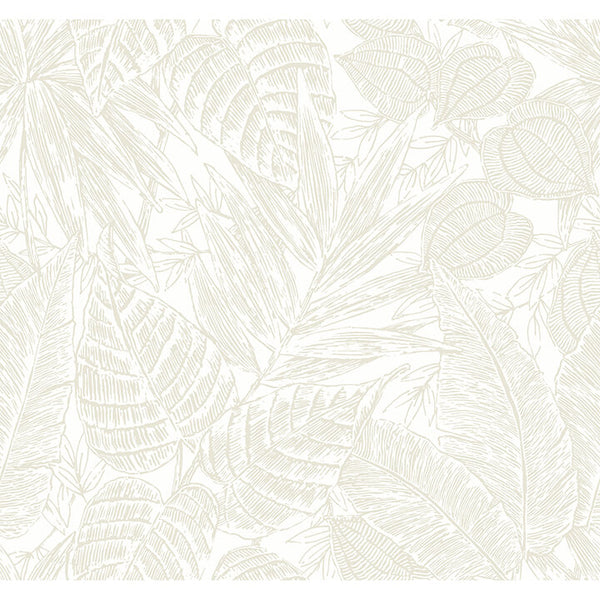 Brentwood - Bone Residential Wallcovering | Jeffrey Stevens