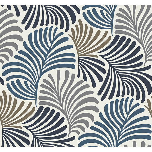 Trousdale, Dark Blue Wallcoverings | Malibu Wallcovering