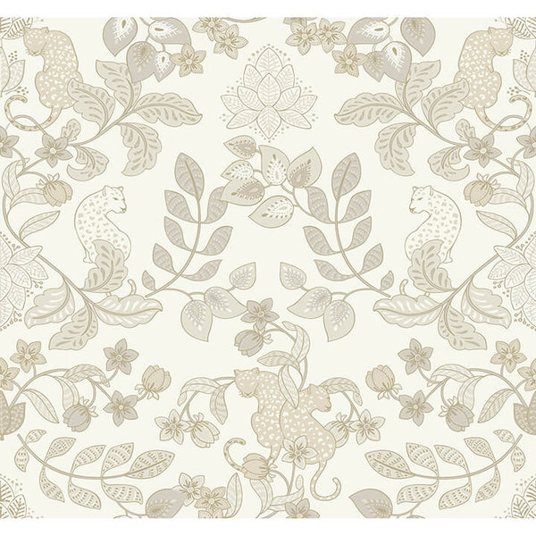 Getty - Cream Residential Wallcovering | Jeffrey Stevens