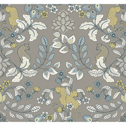 Getty - Grey Residential Wallcovering | Jeffrey Stevens