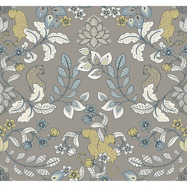 Getty - Grey Residential Wallcovering | Jeffrey Stevens