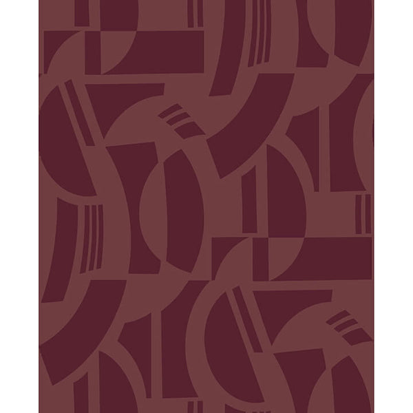 Carter, Burgundy Wallcoverings | Malibu Wallcovering