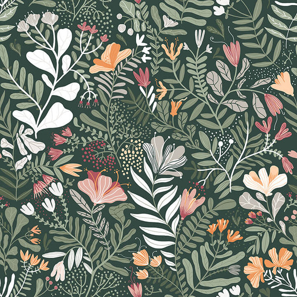 Brittsommar, Evergreen Wallcoverings | Malibu Wallcovering