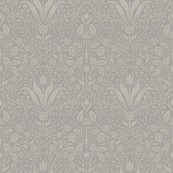 Mara, Grey Wallcoverings | Malibu Wallcovering