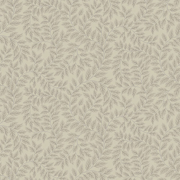 Lindlöv, Taupe Wallcoverings | Malibu Wallcovering