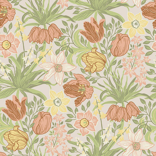 Cecilia, Chartreuse Wallcoverings | Malibu Wallcovering