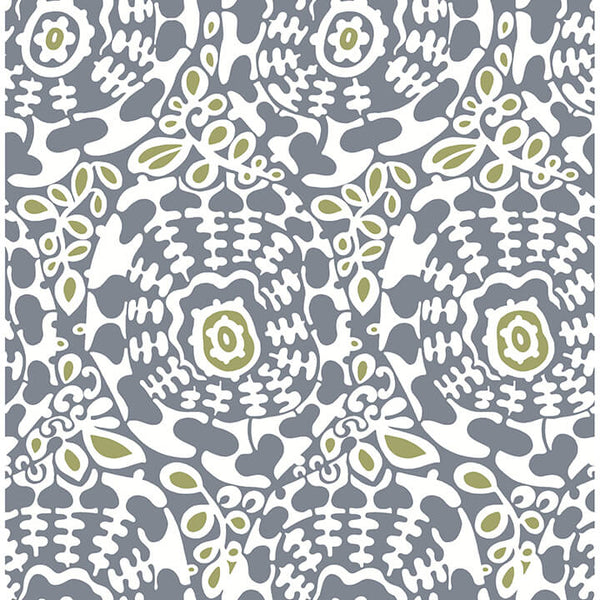 Divine, Slate Wallcoverings | Malibu Wallcovering