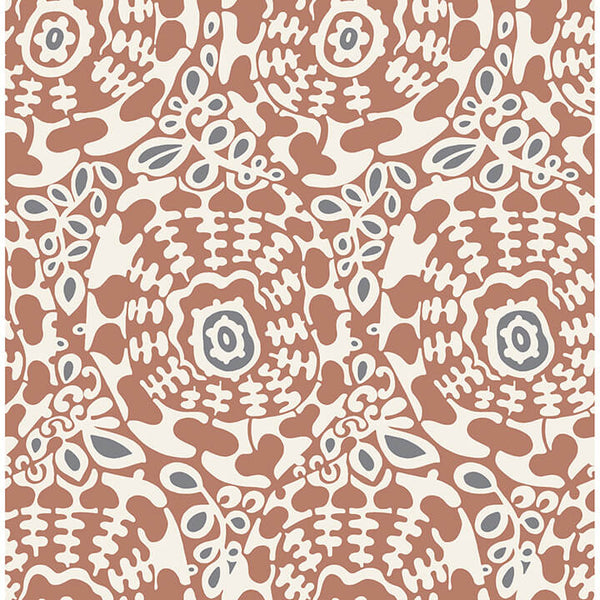Divine, Rust Wallcoverings | Malibu Wallcovering