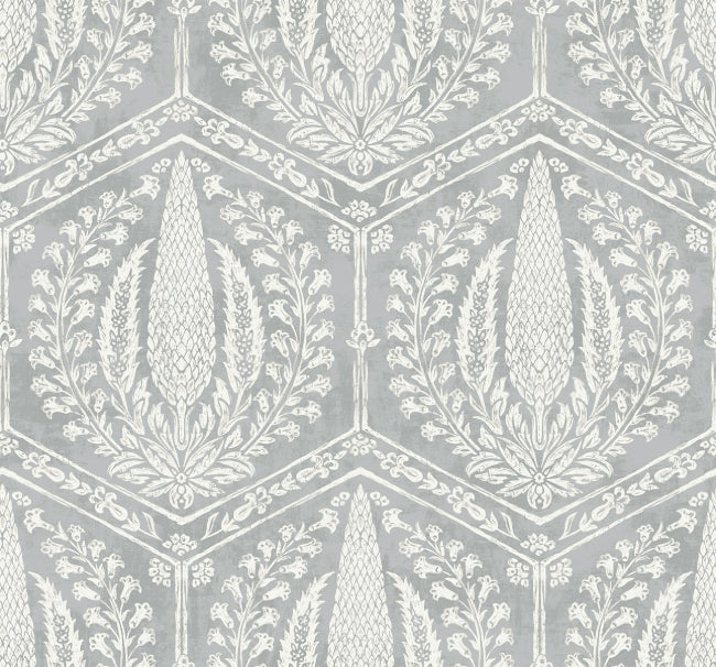 Cyrus - Horizon Grey Wallcovering | Malibu Wallpaper