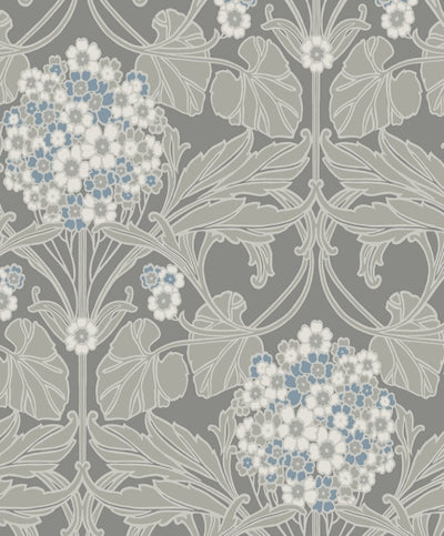 Floral Hydrangea 172 - Mist Pacific | Malibu Wallcovering