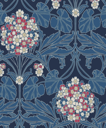 Floral Hydrangea 172 - Cove Wisteria | Malibu Wallcovering