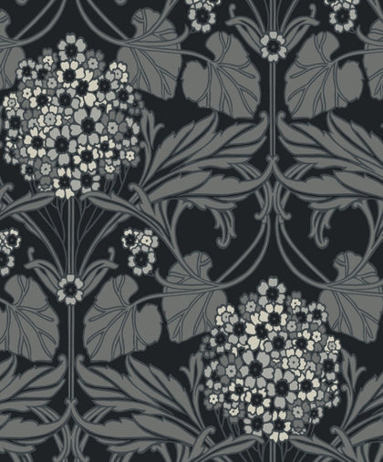 Floral Hydrangea 172 - Canyon Mist | Malibu Wallcovering