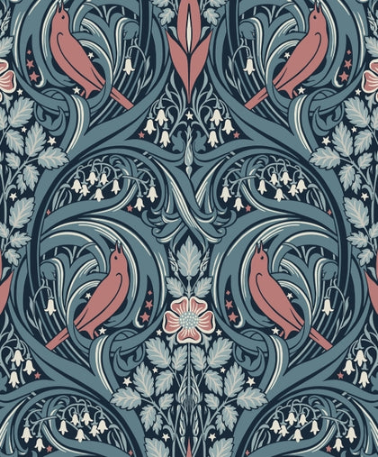 Estuary Vista - Reef Anemone | Malibu Wallcovering