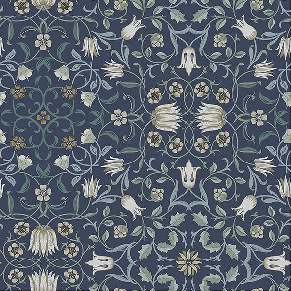 No 1 Holland Park, Blue Wallcoverings | Malibu Wallcovering