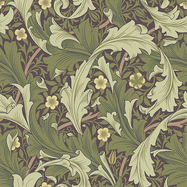 Granville, Plum Wallcoverings | Malibu Wallcovering