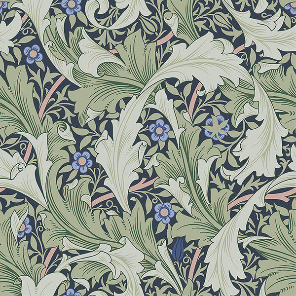 Granville, Green Wallcoverings | Malibu Wallcovering
