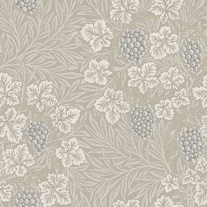 Vine - Light Grey Residential Wallcovering | Jeffrey Stevens