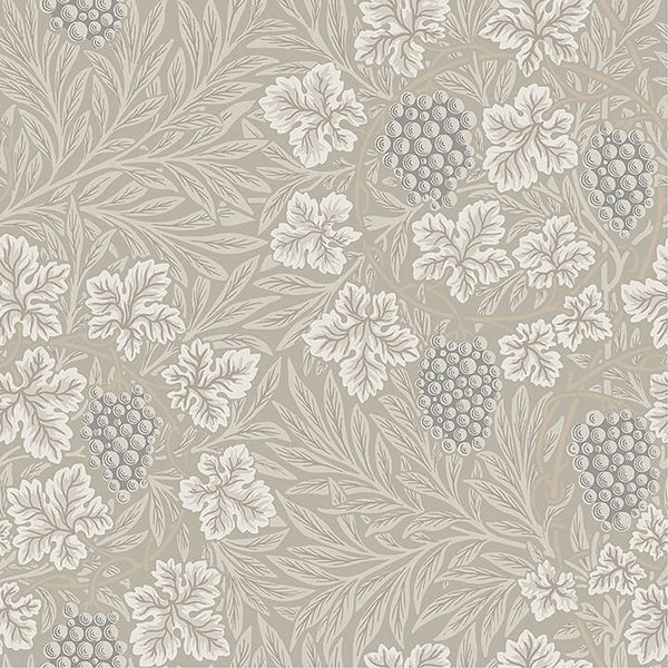 Vine - Light Grey Residential Wallcovering | Jeffrey Stevens