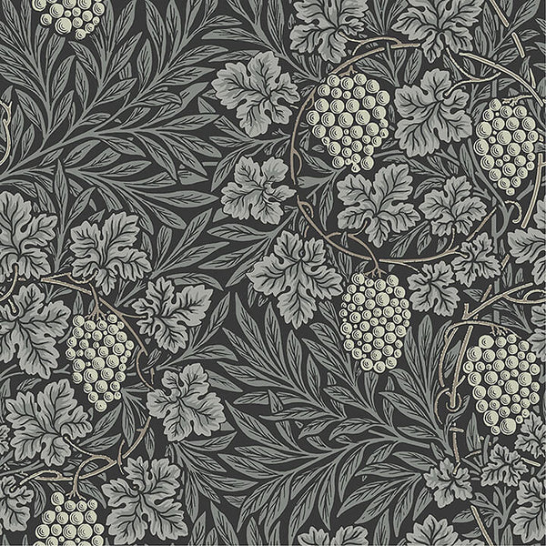 Vine, Denim Wallcoverings | Malibu Wallcovering