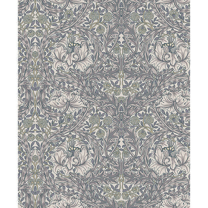 African Marigold - Grey Residential Wallcovering | Jeffrey Stevens