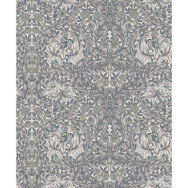 African Marigold - Grey Residential Wallcovering | Jeffrey Stevens