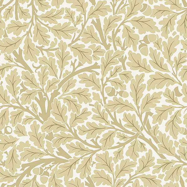 Oak Tree - Light Yellow Residential Wallcovering | Jeffrey Stevens