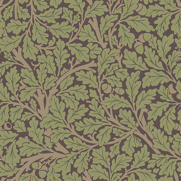 Oak Tree - Plum Residential Wallcovering | Jeffrey Stevens