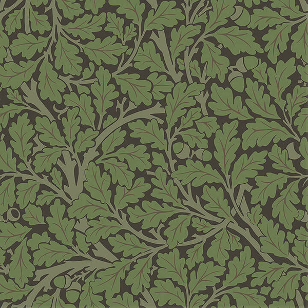 Oak Tree - Black Residential Wallcovering | Jeffrey Stevens