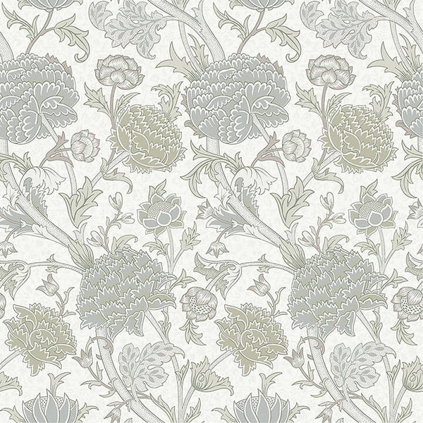 Cray - Light Green Residential Wallcovering | Jeffrey Stevens