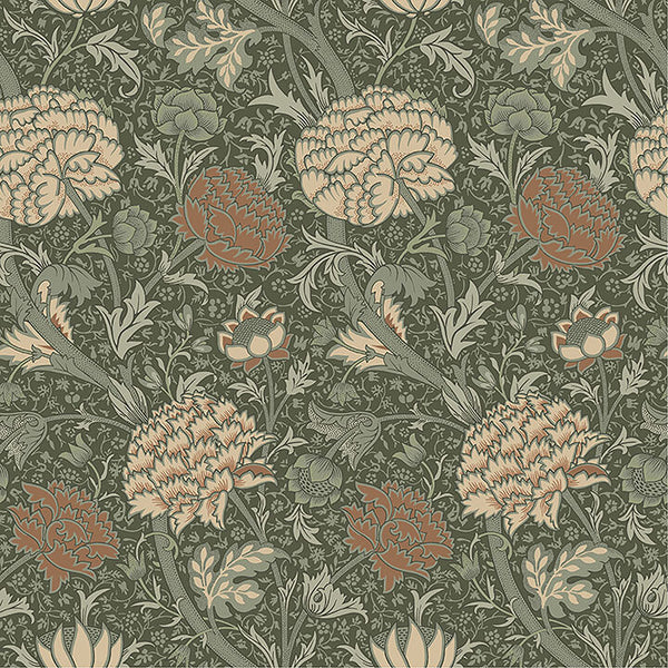 Cray - Sea Green Residential Wallcovering | Jeffrey Stevens