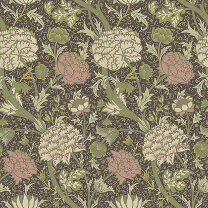 Cray - Plum Residential Wallcovering | Jeffrey Stevens