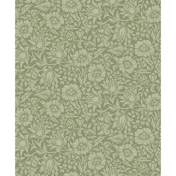 Mallow, Green Wallcoverings | Malibu Wallcovering