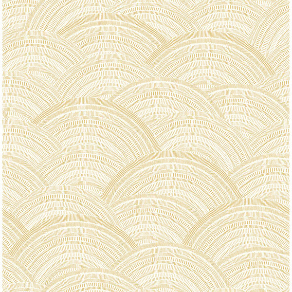 Encircle, Yellow Wallcoverings | Malibu Wallcovering